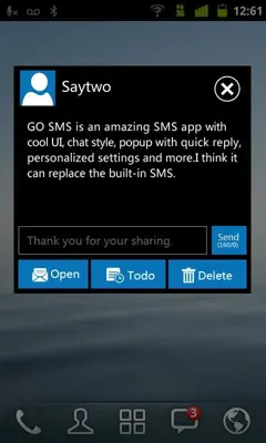 GO SMS Pro WP7 ThemeEX android App screenshot 2